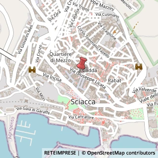 Mappa Via Giuseppe Licata, 153, 92019 Sciacca, Agrigento (Sicilia)