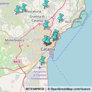 Mappa Via Piazza Federica di Svevia, 95124 Catania CT, Italia (3.78417)