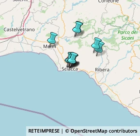 Mappa Via Giuseppe Licata, 92019 Sciacca AG, Italia (7.05091)