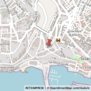 Mappa Via Modigliani, 108, 92019 Sciacca, Agrigento (Sicilia)