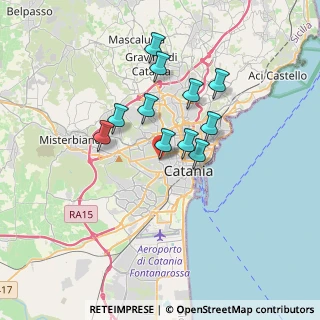 Mappa Via Ammiraglio Caracciolo, 95045 Catania CT, Italia (3.14091)