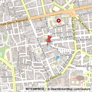 Mappa Piazza Maria Montessori, 8, 95124 Catania, Catania (Sicilia)