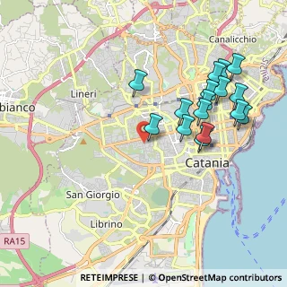 Mappa Via Pietro Maroncelli, 95123 Catania CT, Italia (2.28625)