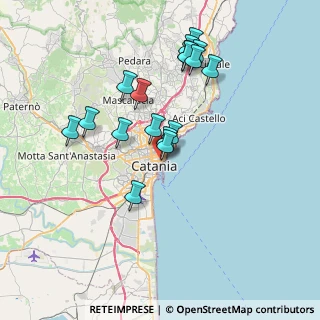 Mappa Via Claudio Monteverdi, 95131 Catania CT, Italia (7.73588)