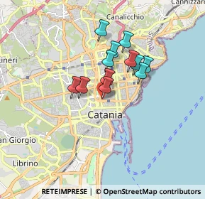 Mappa Piazza Stesicoro, 95131 Catania CT, Italia (1.39583)