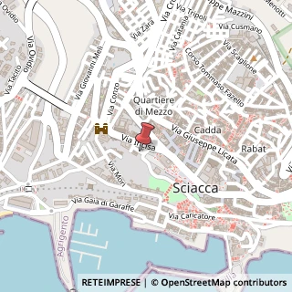 Mappa Piazza rossi m 5, 92019 Sciacca, Agrigento (Sicilia)