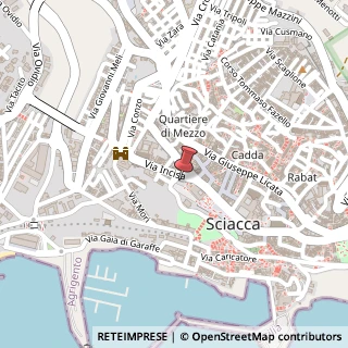 Mappa Piazza Mariano Rossi, 10, 92019 Sciacca, Agrigento (Sicilia)