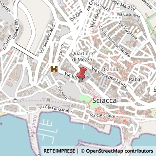Mappa Piazza Mariano Rossi, 5, 92019 Sciacca, Agrigento (Sicilia)