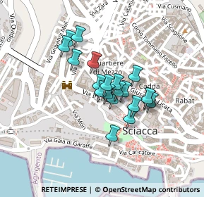 Mappa Piazza Mariano Rossi, 92019 Sciacca AG, Italia (0.1645)