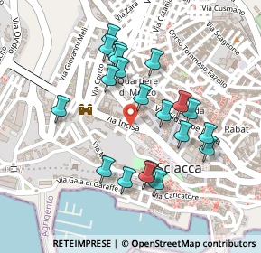 Mappa Via Incisa, 92019 Sciacca AG, Italia (0.2475)