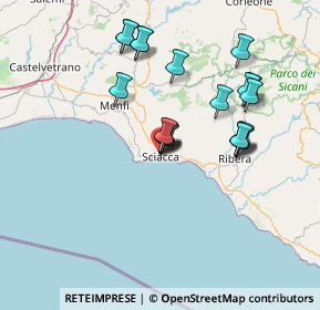 Mappa Via Incisa, 92019 Sciacca AG, Italia (14.4425)