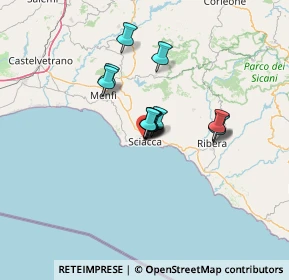 Mappa Via Incisa, 92019 Sciacca AG, Italia (9.21769)