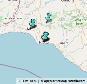 Mappa Via Incisa, 92019 Sciacca AG, Italia (7.68429)