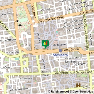 Mappa Piazza Stesicoro, 20, 95131 Catania, Catania (Sicilia)