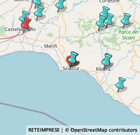 Mappa Via Nicola Barbato, 92019 Sciacca AG, Italia (21.66733)