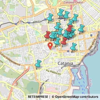 Mappa 95100 Catania CT, Italia (1.011)