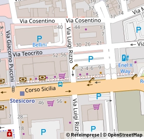 Mappa Corso Sicilia, 95131 Catania CT, Italia (0)