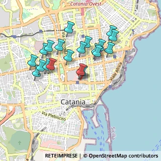 Mappa Via Luigi Rizzo, 95131 Catania CT, Italia (0.9895)