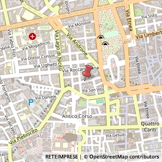 Mappa Via Reclusorio del Lume, 183, 95124 Catania, Catania (Sicilia)