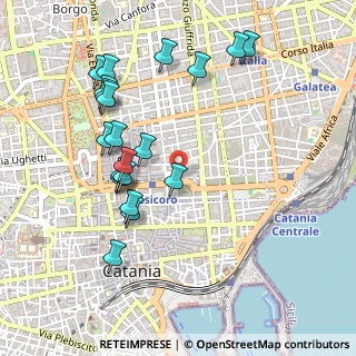 Mappa Via Giuseppe Martello, 95131 Catania CT, Italia (0.584)
