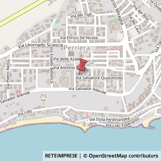 Mappa Via Quasimodo Salvatore, 1, 92019 Sciacca, Agrigento (Sicilia)