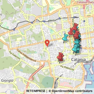 Mappa Piazza Gaetano Marletta, 95124 Catania CT, Italia (1.409)