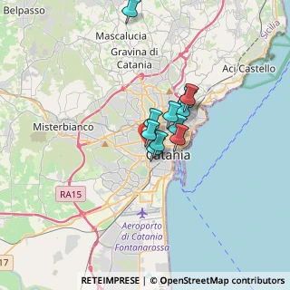 Mappa Via Generale Maravigna, 95124 Catania CT, Italia (2.37636)