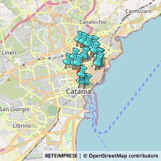 Mappa Via Teocrito, 95131 Catania CT, Italia (1.2025)