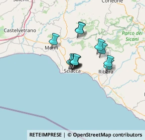 Mappa Via C. Molinari, 92019 Sciacca AG, Italia (8.49077)