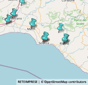 Mappa Via C. Molinari, 92019 Sciacca AG, Italia (18.42429)