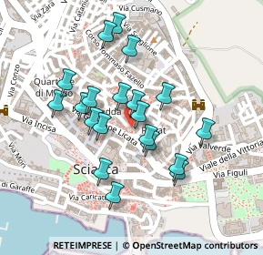 Mappa Via C. Molinari, 92019 Sciacca AG, Italia (0.2245)