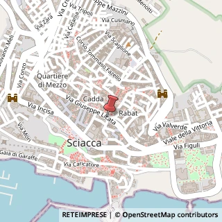 Mappa Via Giuseppe Licata, 172, 92019 Sciacca, Agrigento (Sicilia)