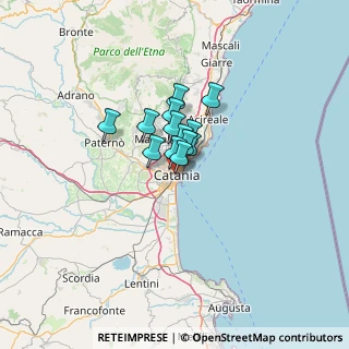 Mappa Casa del Terremoto, 95124 Catania CT, Italia (7.07615)