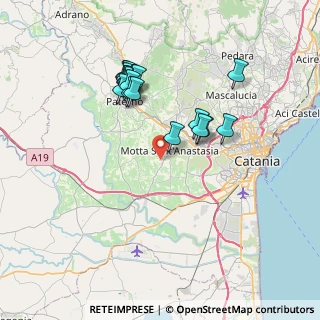 Mappa Via Margarone, 95040 Motta Sant'Anastasia CT, Italia (7.68056)