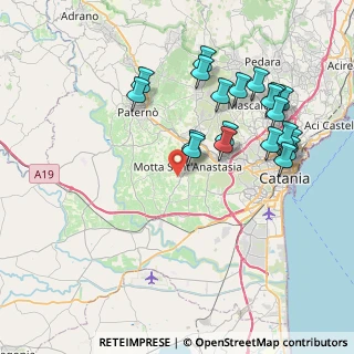 Mappa Via Margarone, 95040 Motta Sant'Anastasia CT, Italia (9.2555)