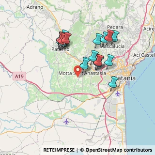 Mappa Via Margarone, 95040 Motta Sant'Anastasia CT, Italia (7.384)