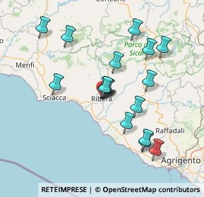 Mappa Via Libertà, 92016 Ribera AG, Italia (15.39)
