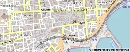 Mappa Katania