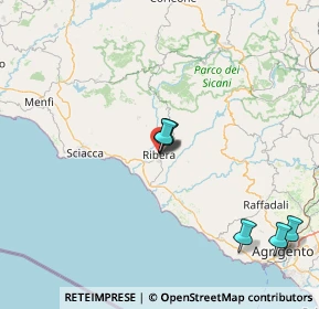 Mappa Via Ospedale, 92016 Ribera AG, Italia (39.44909)