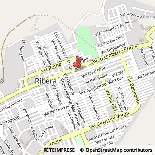 Mappa Via A. Gramsci, 44, 92016 Ribera, Agrigento (Sicilia)