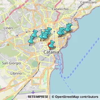 Mappa Piazza Università, 95124 Catania CT, Italia (1.48)