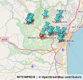 Mappa Via dei Normanni, 95040 Motta Sant'Anastasia CT, Italia (7.249)