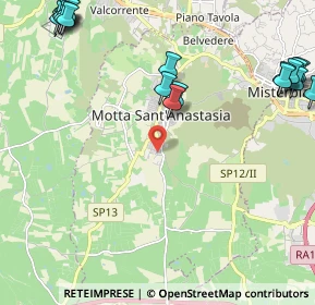 Mappa Via dei Normanni, 95040 Motta Sant'Anastasia CT, Italia (3.5975)
