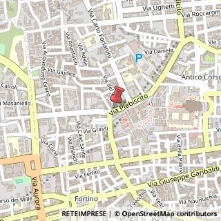 Mappa Via Plebiscito, 643, 95124 Catania CT, Italia, 95121 Catania, Catania (Sicilia)