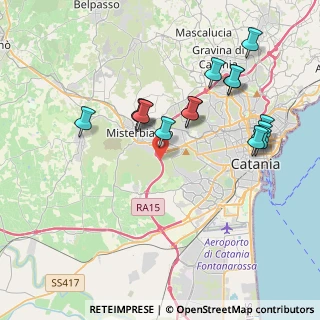 Mappa Tangenziale di Catania, 95045 Misterbianco CT, Italia (4.35533)