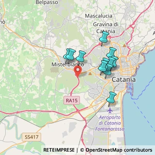 Mappa Tangenziale di Catania, 95045 Misterbianco CT, Italia (3.43455)