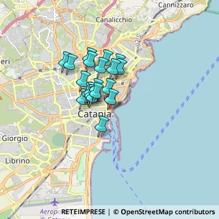 Mappa Via Rabbordone, 95131 Catania CT, Italia (1.3325)