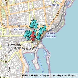 Mappa P.za dei Martiri, 95131 Catania CT, Italia (0.281)