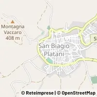 Mapa San Biagio Platani