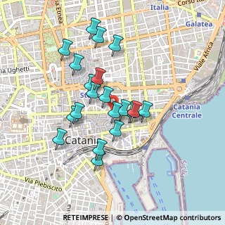 Mappa Piazza Vincenzo Bellini, 95131 Catania CT, Italia (0.4375)